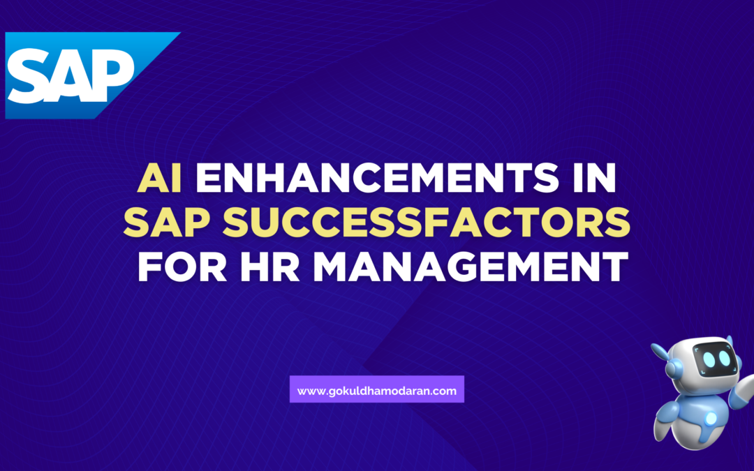 AI Enhancements in SAP SuccessFactors for HR Management